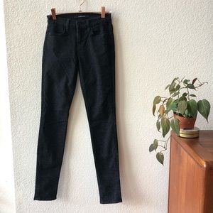 J brand • super skinny / black leopard